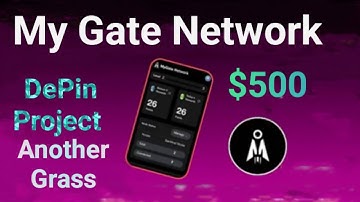 My Gate Network Airdrop | Latest Airdrop 2025 | DePin New Airdrop | Authentic Airdrop| Another Grass