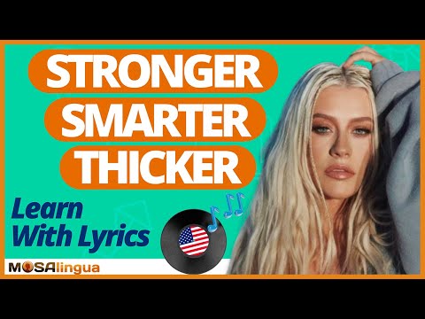 Learn English with Christina Aguilera: Comparatives