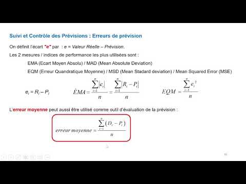 Vidéo: Qu'est-ce qu'une prévision globale ?