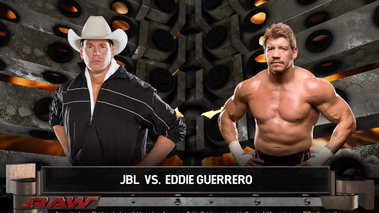 WWE 2k23 DREAM UNIVERSE UHD. Classic Rivals JBL vs Eddie Guerrero FULL