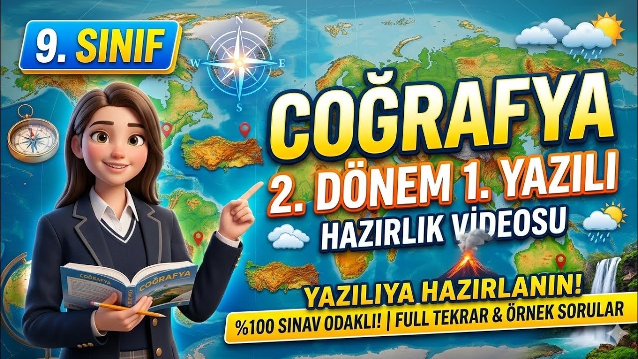 9.SINIF COĞRAFYA 2.DÖNEM 1.YAZILI HAZIRLIK 