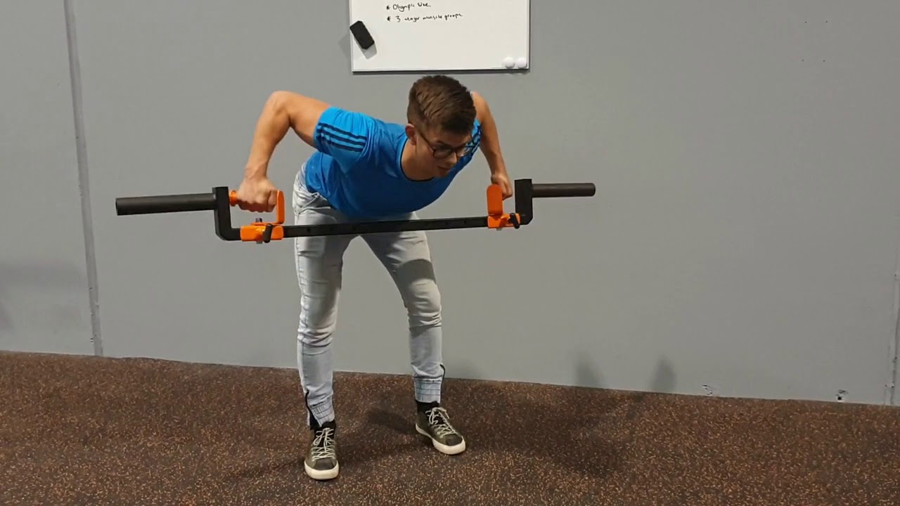 Powerhouse Fitness Adjustable Hammer Bar YouTube