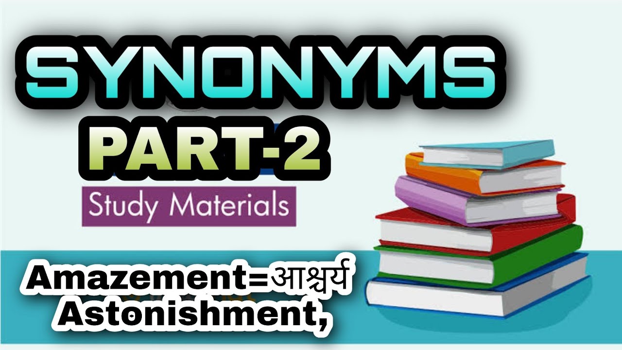 Important SYNONYMS in hindi Vocabluary IMPROVE YOUR ENGLISH FOR