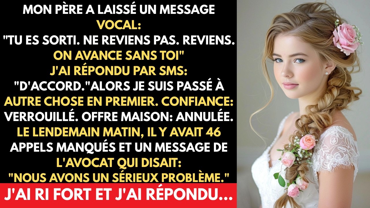 « Si tu n’es pas prête à soutenir cette famille, alors tu n’en fais plus partie. » C’est ce que mon père a crié devant 42 personnes lors du dîner de famille. Personne ne m’a défendue. Pas ma mère,...