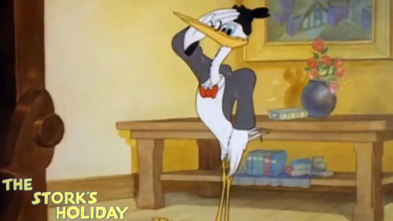 The Stork's Holiday 1943 MGM Cartoon Short Film | Tex Avery, Pinto Colvig, Jerry Mann | Film Review