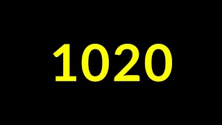 1020 Seconds Countdown Timer With Sound Effect
