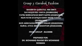 IMS456 WEBSITE GROUP PRESENTATION - GEROBOK FASHION