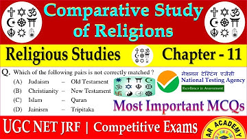 Religious Studies MCQs | Comparative Study of Religions | UGC NET JRF | World Religions | Chapter-11