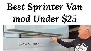 Best under $25 Van Upgrade EVER! Sliding Door Stopper Mod for Sprinter, Promaster & Transit