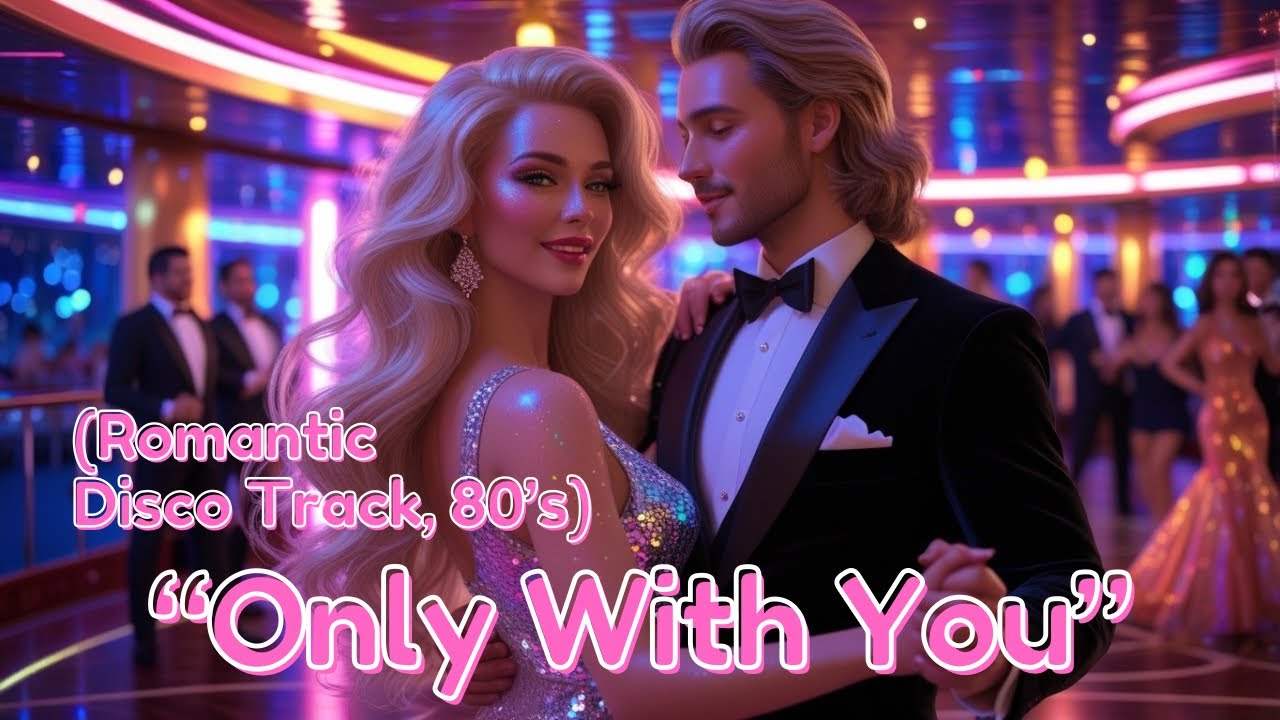 “Only With You” (Romantic Disco Track, 80’s) (Official Music Video) 