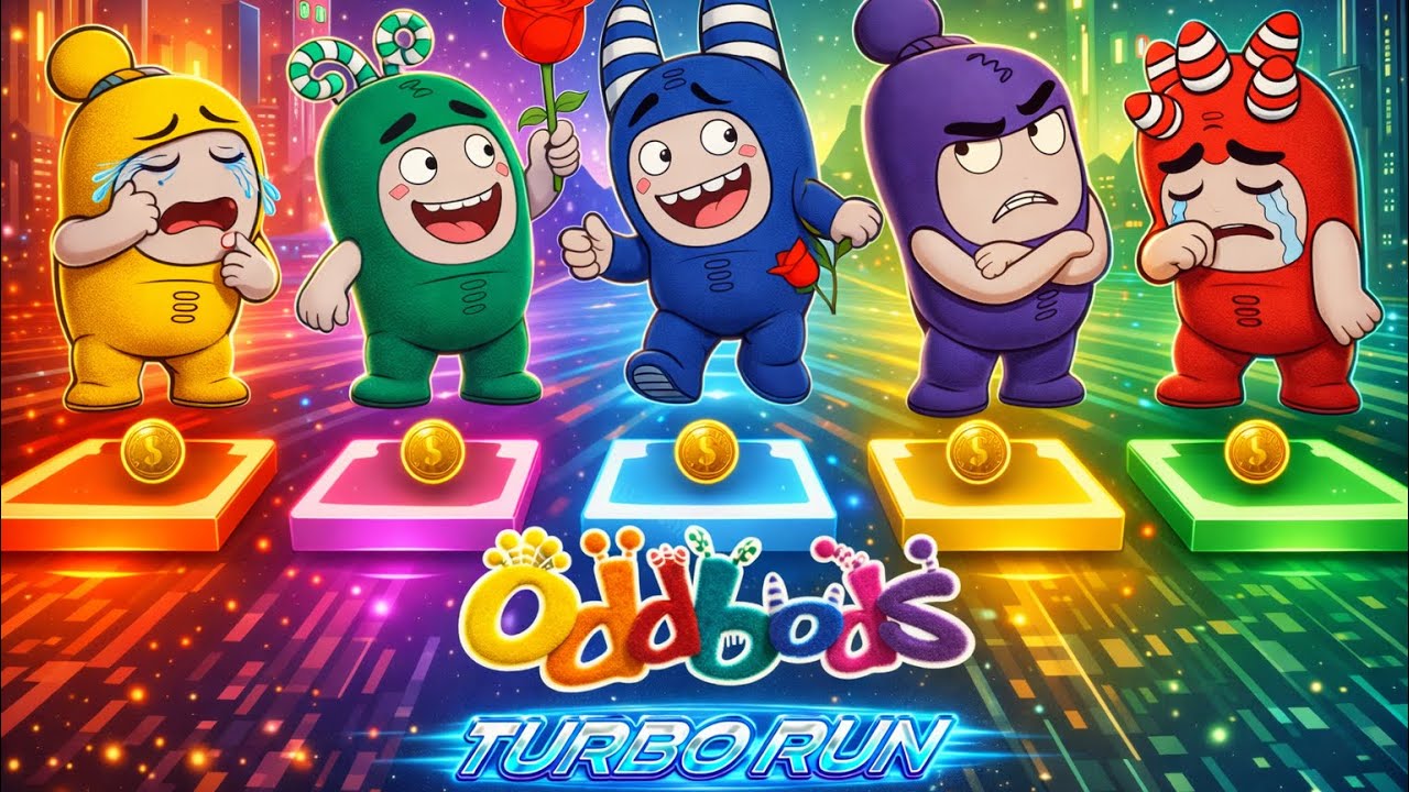 Семейство Оддбодс #18: Бег Бабблс против Бега Зи против Бега Ньюта против Бега Пого | Турбо Бег О...