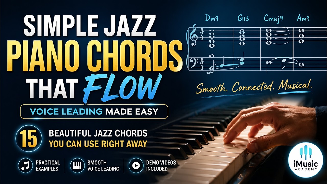 Simple Jazz Piano Chords That Flow (Voice Leading Made Easy) Preview ...