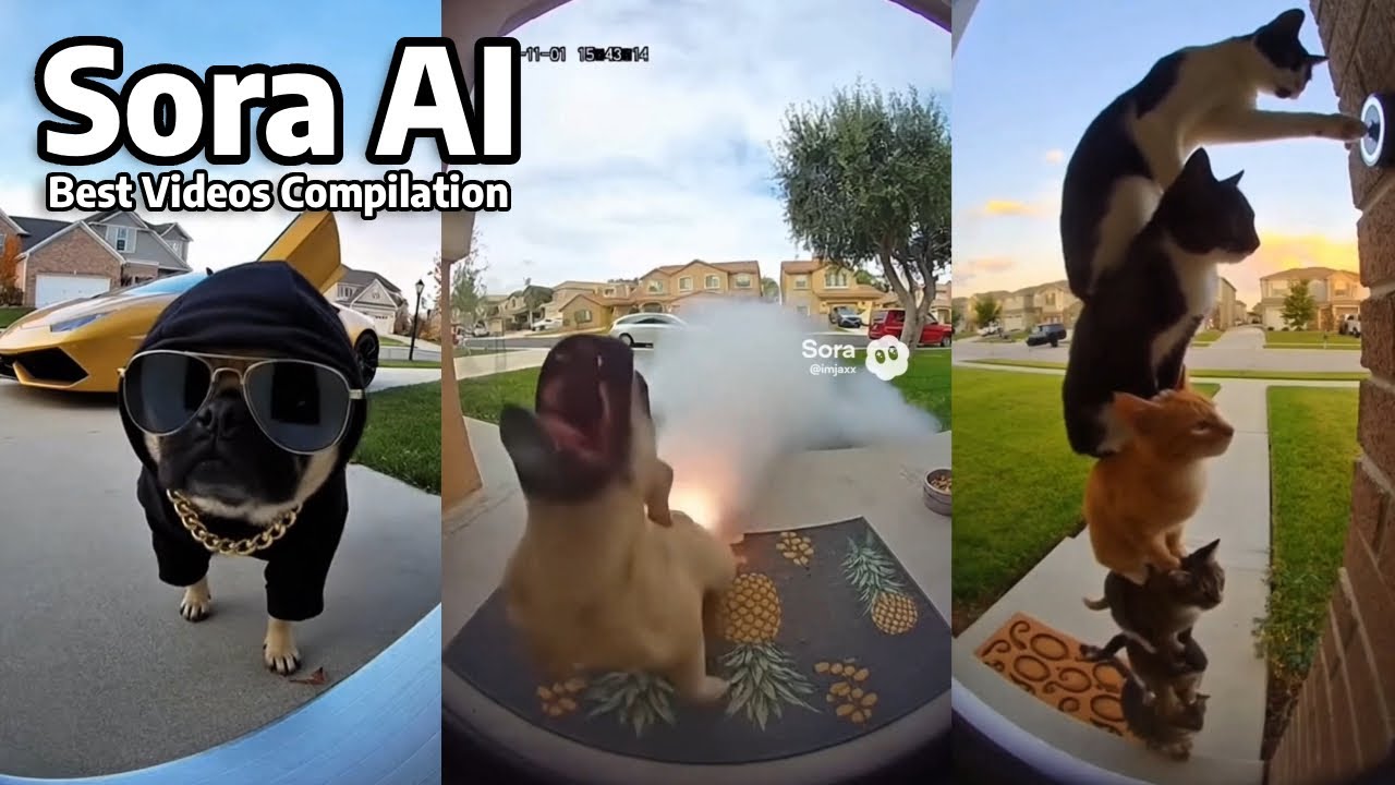 Best SORA 2 AI Animal Videos 🐶 (Try Not To Laugh!) - YouTube