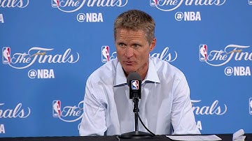 Postgame Warriors Talk - Steve Kerr 6.2.16
