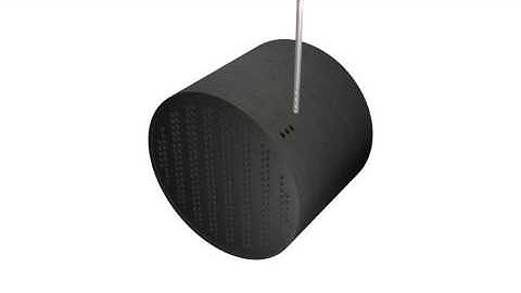 Impregnated graphite block drilling (GE type block heat exchanger)