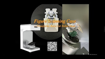 Transform Race Car Robot Head Scanned by Thunk3D JS500 3D Scanner