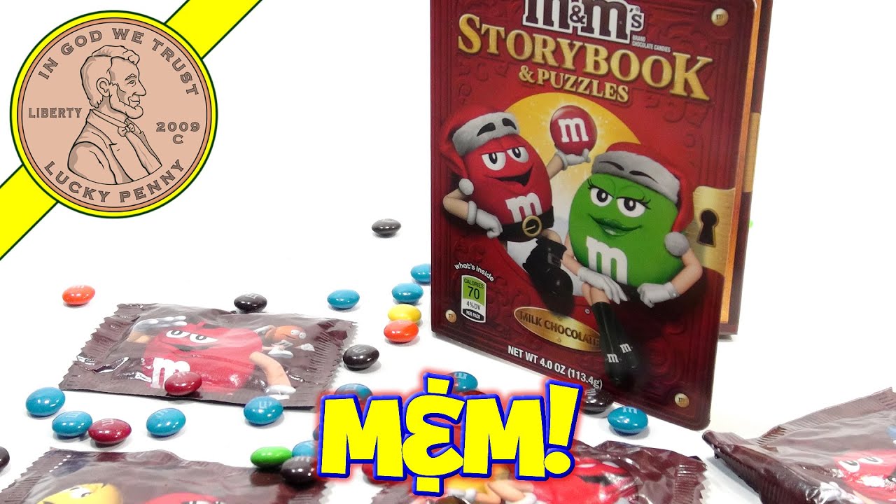 M&M's Storybook & Puzzles Christmas Gift Box Set YouTube