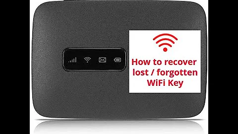 How to recover a MiFi's lost or forgotten WiFi key