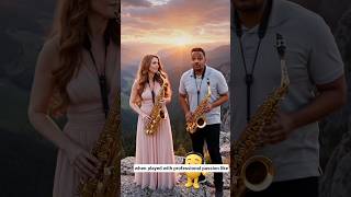 The Saxophone Beauty