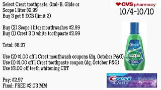 CVS Deals | Week 10/4 to 10/10 | 🔥Freebies and MM 🔥| Spend $20 get $5 & more! | Shenika Owens TV