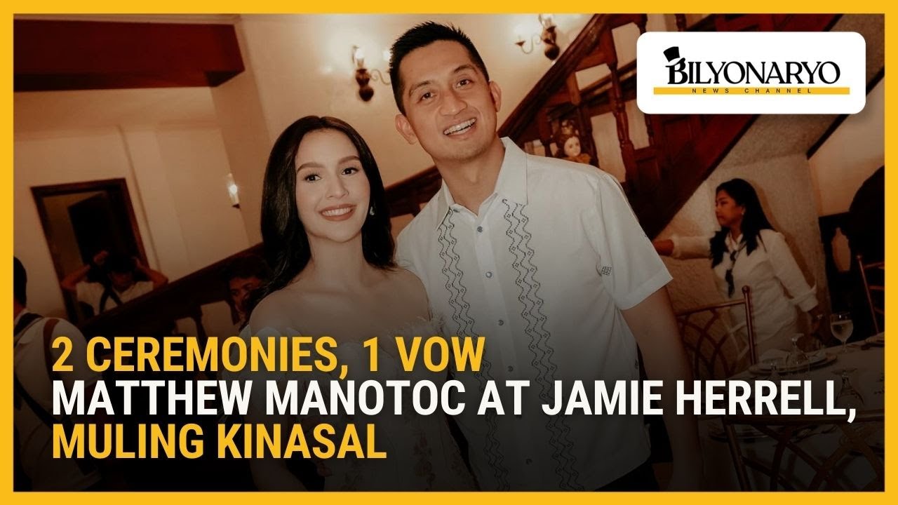 2 kasal, isang panata: Matthew Manotoc at Jamie Herrell, muling kinasal sa Ilocos Norte