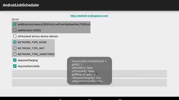 Set requirement of JobScheduler
