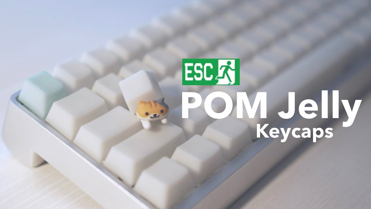 POM Jelly Keycaps by Escape Keyboard  Keycaps Comparison  Typing Sounds