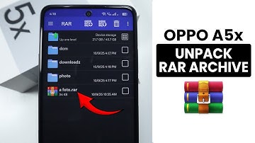 How to Unpack RAR Archive on Oppo A5x - Unzip RAR Files