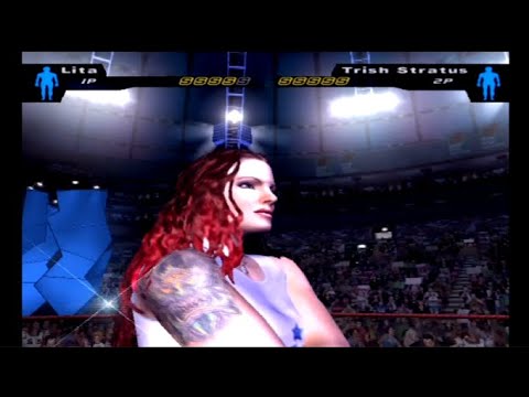 『バグ』Lita  ビキニマッチ 自分で脱いで負ける リタ  BUG 【WWE Smackdown Here Comes The Pain】