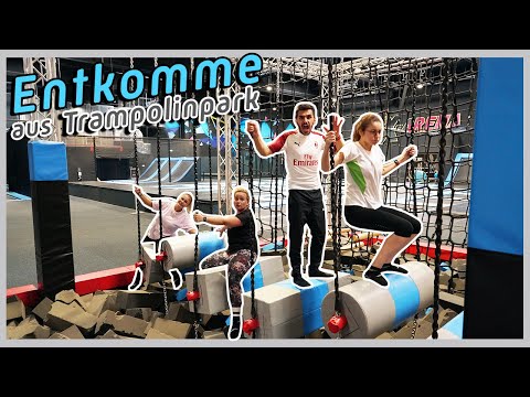 ENTKOMME AUS DEM TRAMPOLINPARK! Kaans 4 extrem schwierige Challenges im Superfly!