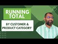 Running Total By Customer and Product Category