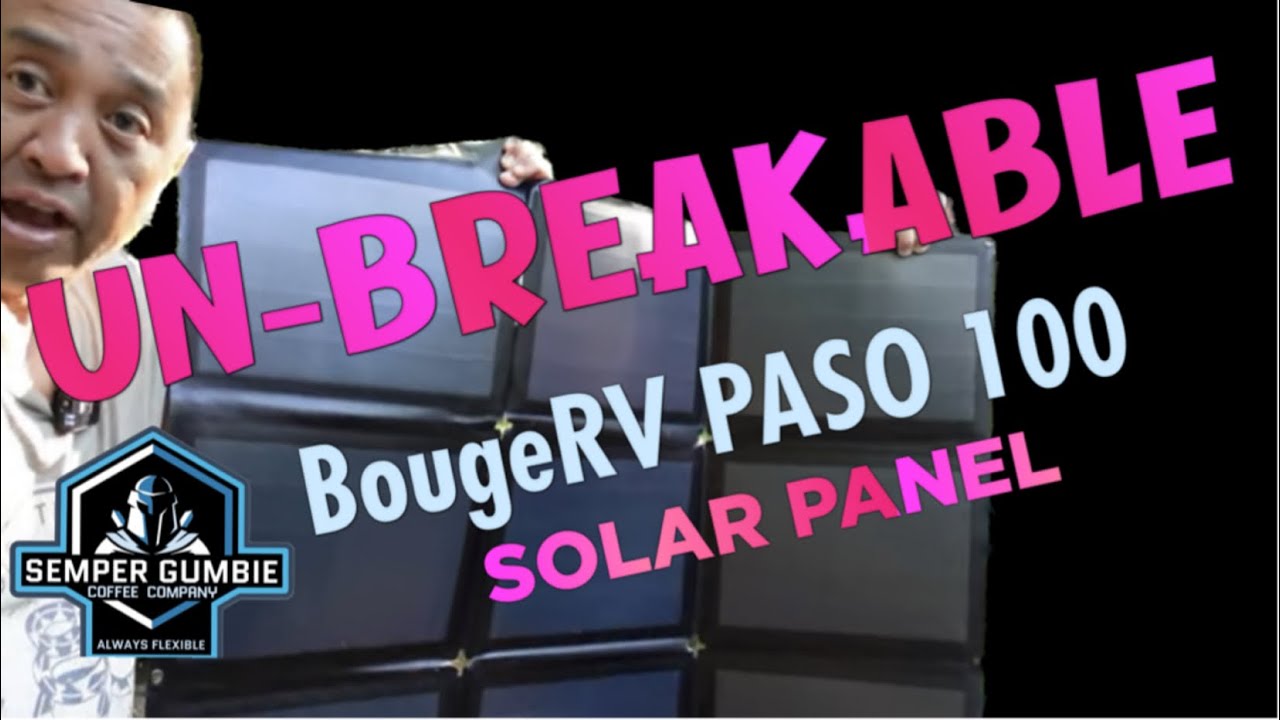 BougeRV Paso 100W CIGS Portable Solar Blanket