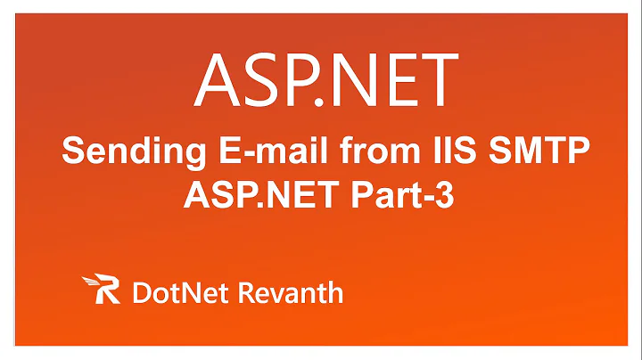 Sending E-mail from IIS SMTP ASP.NET Part-3