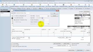 QuickBooks Training - Memorize Invoice For Recurring Monthly Invoices