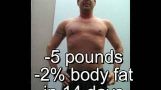 P90X transformation 14 day results - 5 pounds - 2% BF
