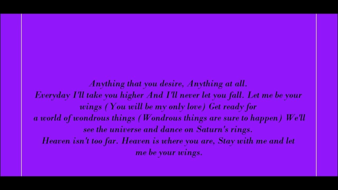 Thumbelina Let Me Be Your Wings Lyrics Thumbelina, Let Me Be Your Wings Lyrics - YouTube