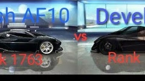Asphalt 8 Arash AF10 vs Devel 16 Westminster bridge Rank 1763 vs 1755