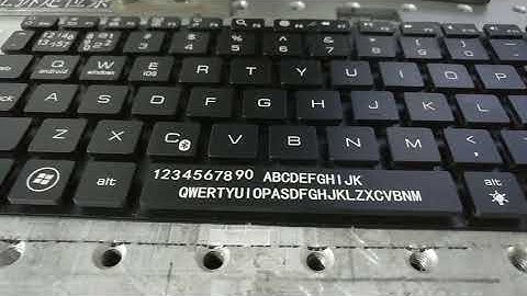 Keyboard word laser printing machine