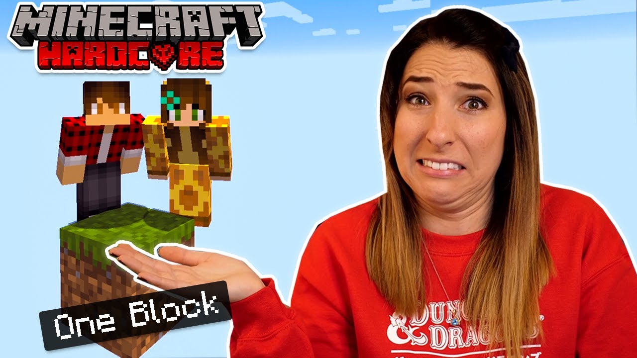 Minecraft ONE BLOCK but it's in HARDCORE MODE | Ep 1 - YouTube
