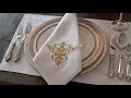 Crown linen designs and arte italica present building a beautiful fall table