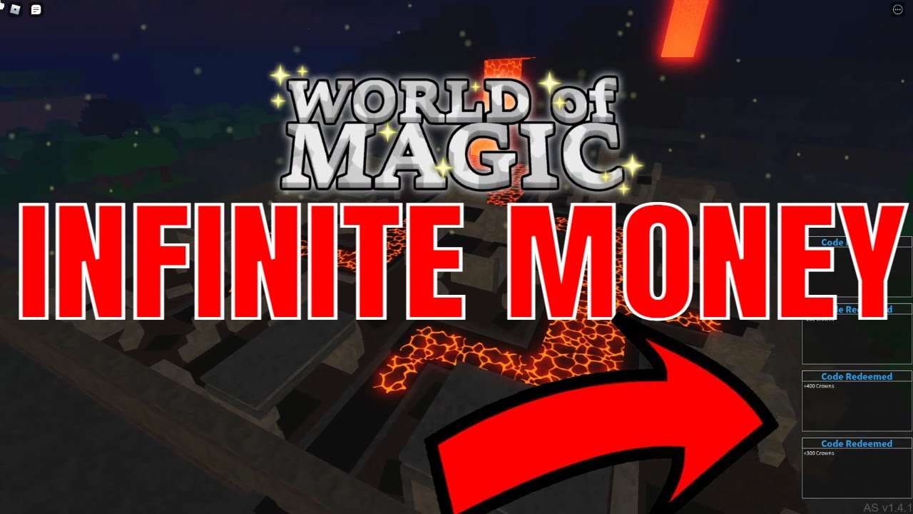 World Of Magic Roblox  SCRIPT GUI  - Infinite Money