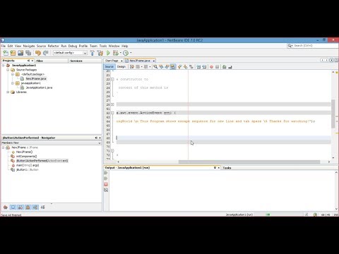 Lesson 5- How to use Escape Sequence for New line and Tab space- ProgrammingWorld