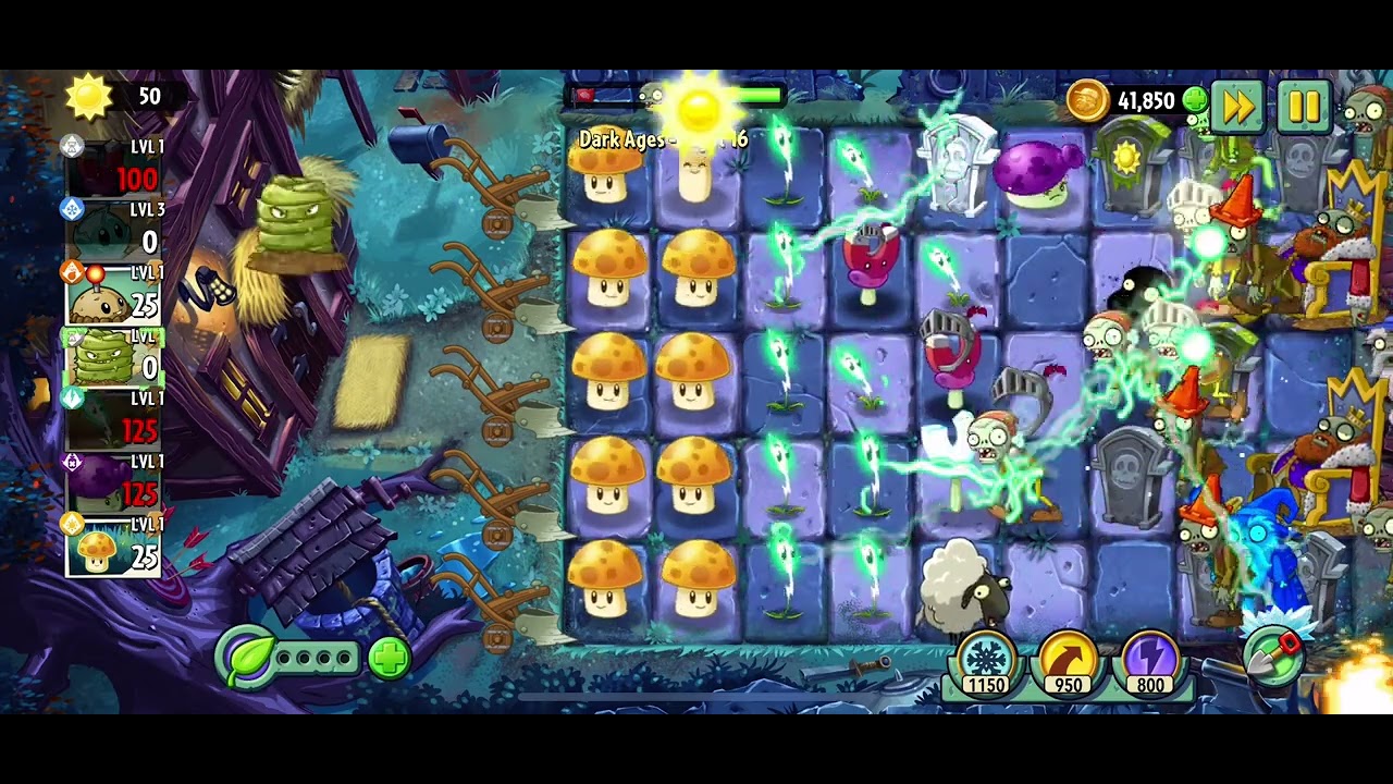 Plants vs Zombies 2 - Dark Ages - Night 16 - 2025 Gameplay - YouTube