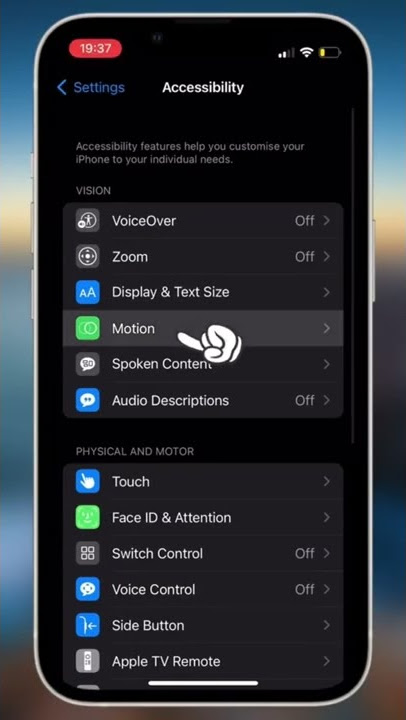 Activate “Reduce Motion” to make your iPhone faster 🤝 #iphonetricks #iphone #reduce #motion #shorts
