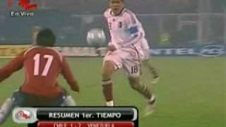 Futbol Chile Venezuela resumen primer tiempo 2 x1 gana vinotinto