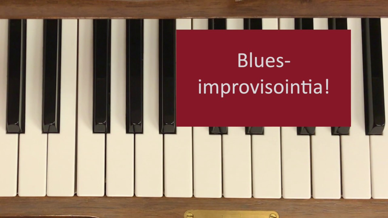 Miten soitetaan bluesia pianolla?