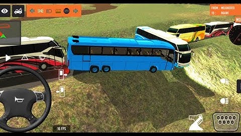 Indonesia Coach Bus Simulator Driving | Bus Game Android Gameplay 2 #live #shortslive