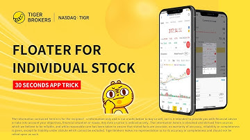 30 Seconds APP Trick - Floater for Individual Stock - Tiger Brokers