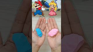 Mixing Clay Colors to Create Mario Bros Characters! 🎨 part 2 #mario #marioart #shorts