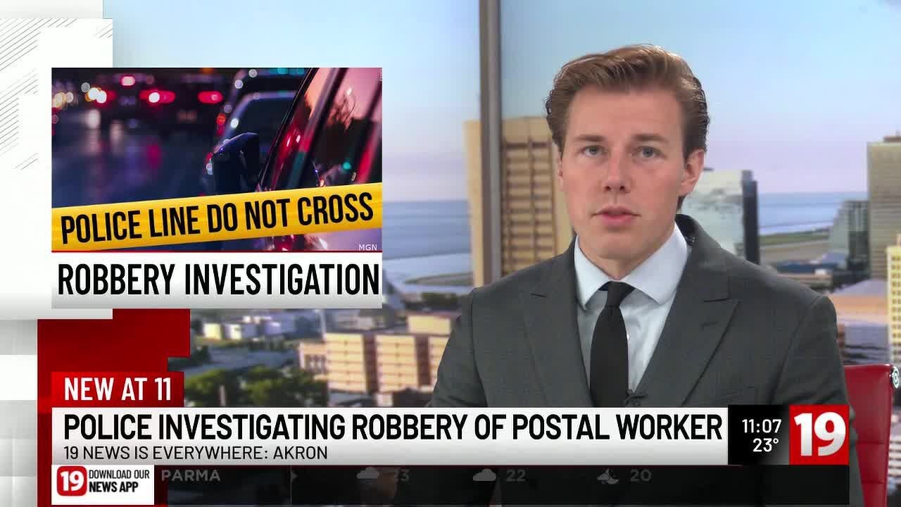USPS worker robbed at gunpoint in Akron - YouTube